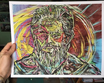 Jim carrey painting | Etsy