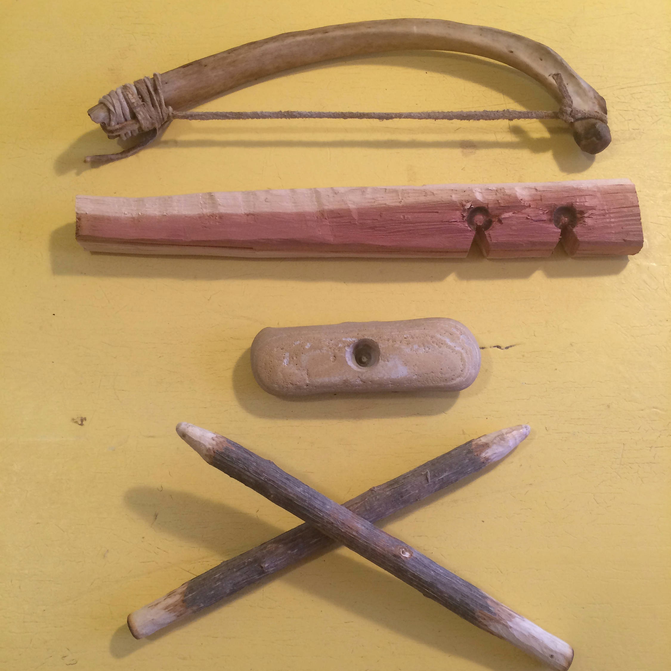 Hand Made Traditional Friction Fire Bow Drill Kit