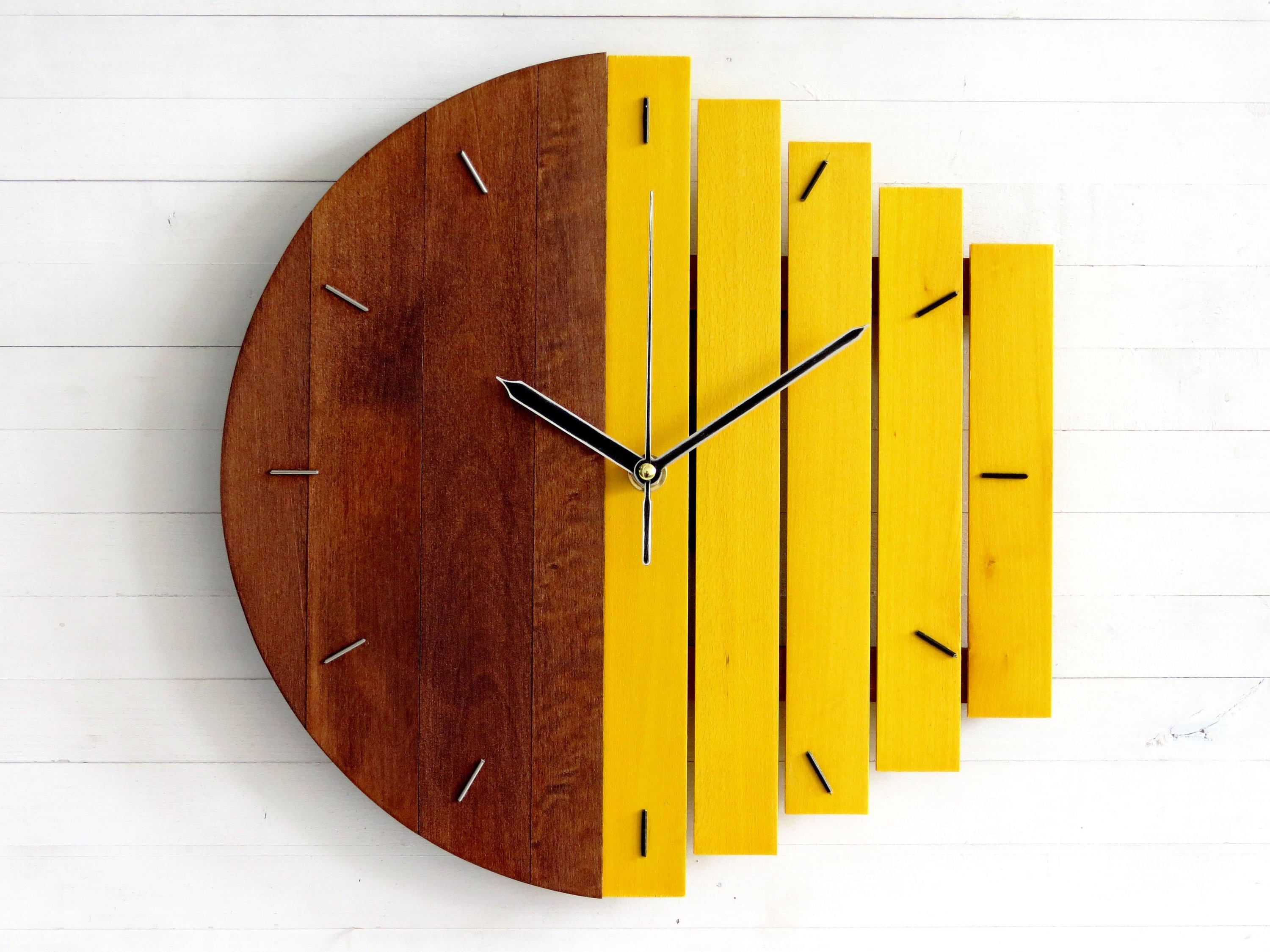 Unique Wall Clock Retro Wall Clock Unusual Wall Clock