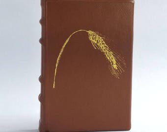 Tan Brown Leather Journal, "Golden Rye"