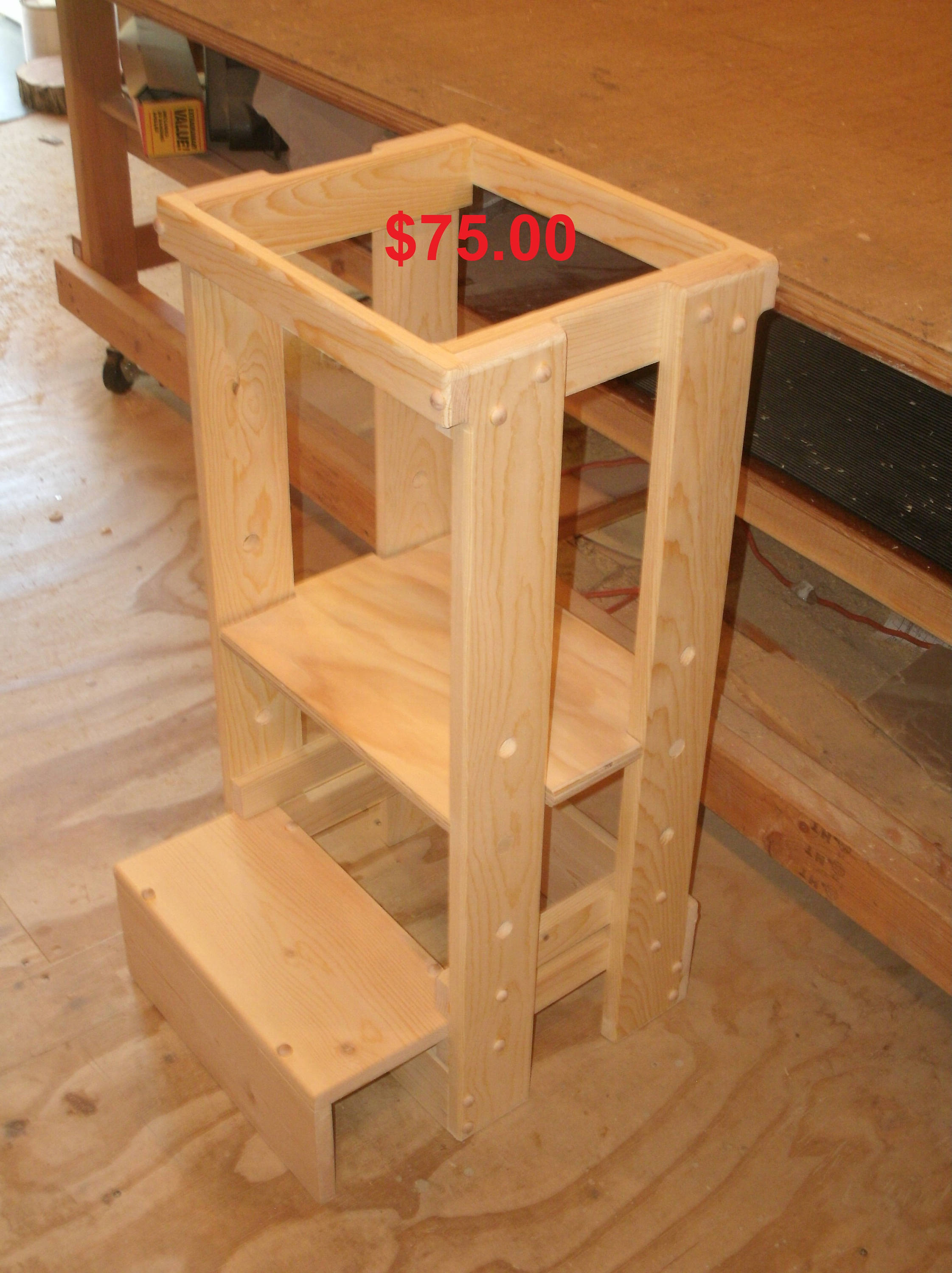 kitchen helper stool adjustable tot tower toddler stool