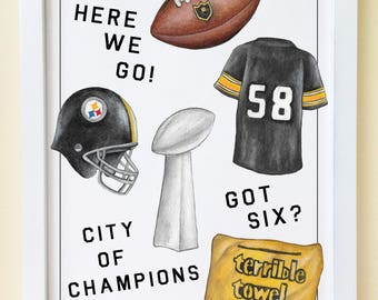 Steelers Wall Art steelers wall art | etsy Steelers Wall Art steelers wall art | etsy