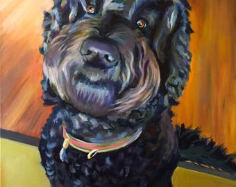 Custom acrylic pet painting, perfect as a gift or home decor