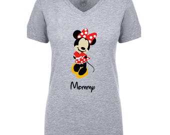 Disney Family Shirt For Women, Minnie Mouse Shirt, Disney Couples T Shirt