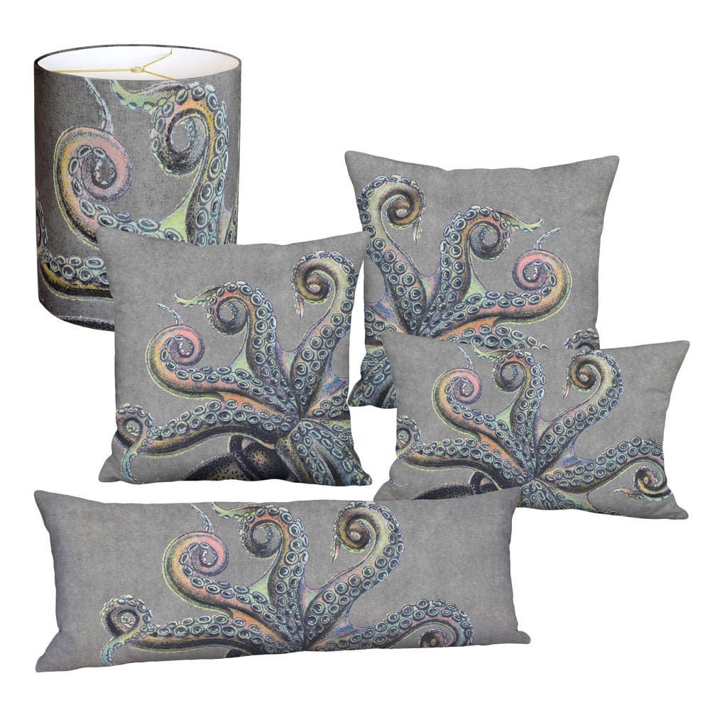 pottery barn octopus pillow cover
