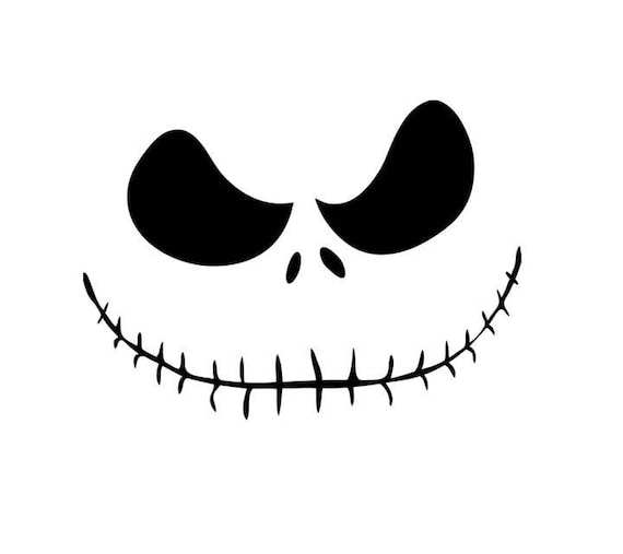 4 Vinyl Jack Skellington Decal