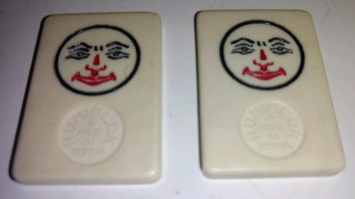Vintage RUMI BLOK Rummikub The Happy Face Game In