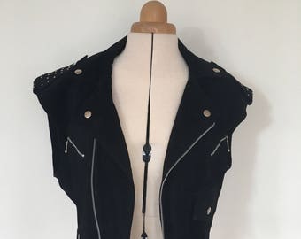 Vintage epiderme studded vest
