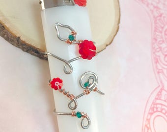 Lighter Wire Case, Lighter Silver Case, Lighter Case, Lighter Case, Wire Wrapped Lighter Case, Silver Lighter Cover, Gift For Her