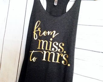 Future mrs shirt. bride shirt. Mrs shirt.Bridal shower gift.Honeymoon tank. Wedding shirts. Engagement shirt. Fiancee shirt