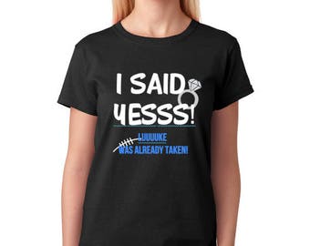 Panthers Fan ~ Engagement Shirt ~ Fiance Shirt ~ Bridal Tee ~ Engagement Gift