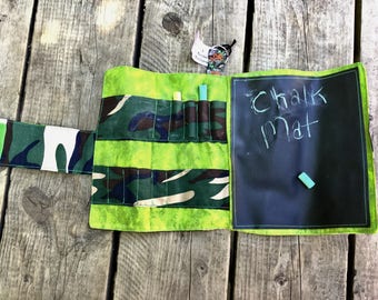 CLEARANCE Travel Chalk Mats, travel toy, trip toy, chalkboard mat, travel mats