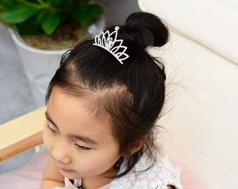Water Drop Princess Crown,Mini Tiara Hair Comb ,Cubic Bridal Hair Accessory,Bachelorette Tiara,For Bridal Wedding Pagents