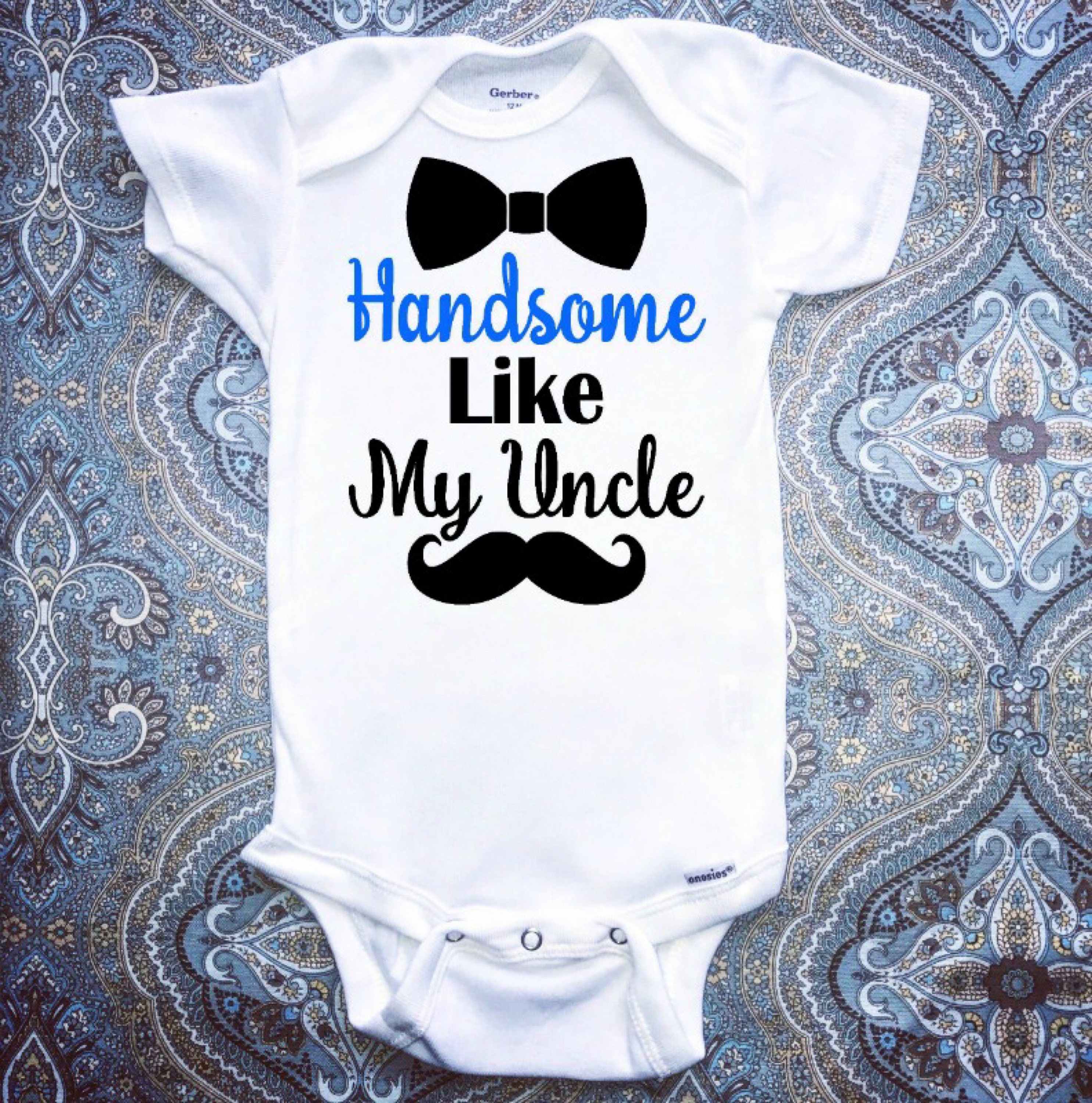 Uncle Baby Onesie Baby Boy Onesie Boys' Clothing