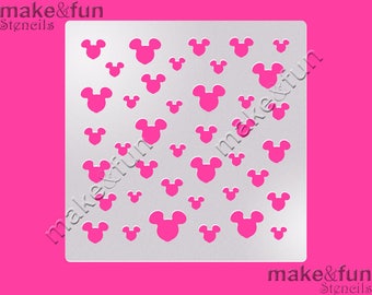 5.5"x5.5" Pattern Cake Stencil, Cookie Stencil, Designer, Pochoir, Airbrush stencil, Torten Schablone