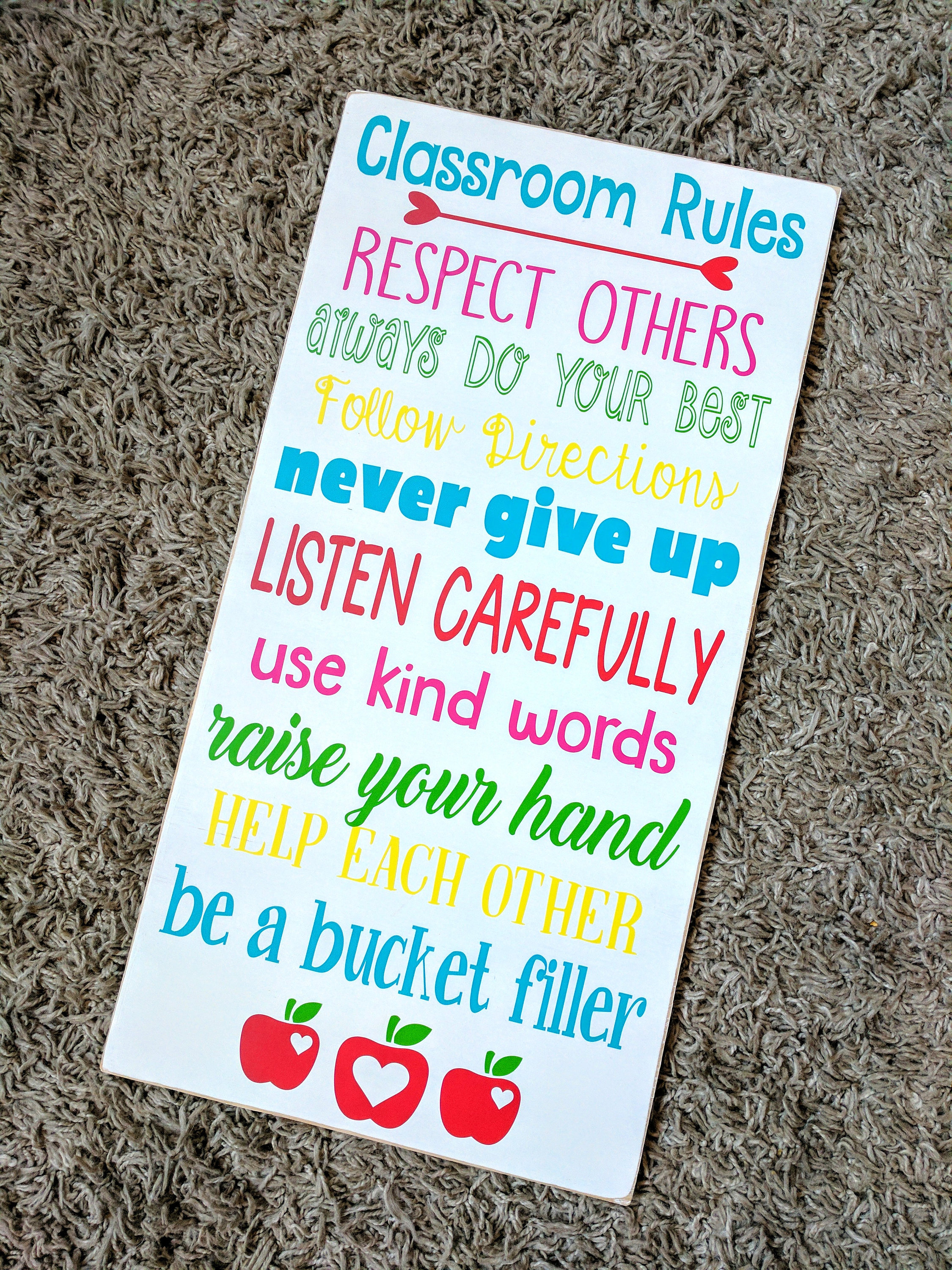 Classroom rules