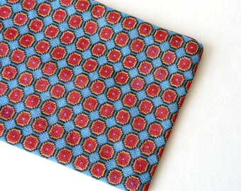 Embroidery Kit, African Kit, Boho Ethnic Wax, Cross Stitch Kit, Makeup Bag, Geometric Pattern, Modern Cross Stitch, Embroidered Bag