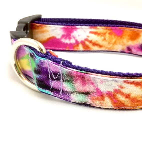 Tie Dye Dog Collar Tie Dye Leash Tie Dye Harness Step In