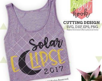 Solar Eclipse Svg, Eclipse Shirt svg, Moon Svg, Solar svg, Astronomy svg INSTANT DOWNLOAD for cutting machines - svg, png, dxf, eps