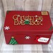 Traditional solid wood christmas eve box xmas eve box family Personalised Wooden Christmas Eve Box Wooden Christmas Eve