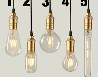 Edison Bulbs, Light Bulbs, Pendant Lights