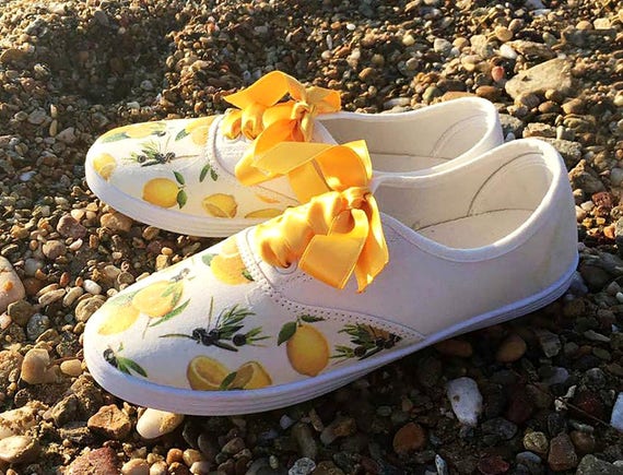 lemon shoes and bags