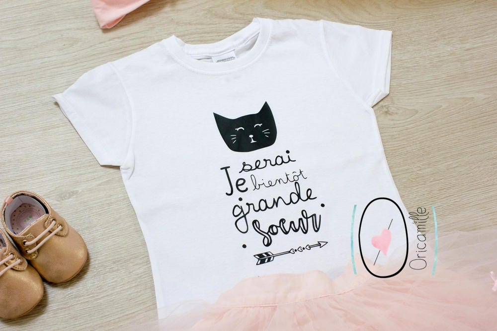 Body/ Tee-shirt Future Grande soeur Annonce grossesse