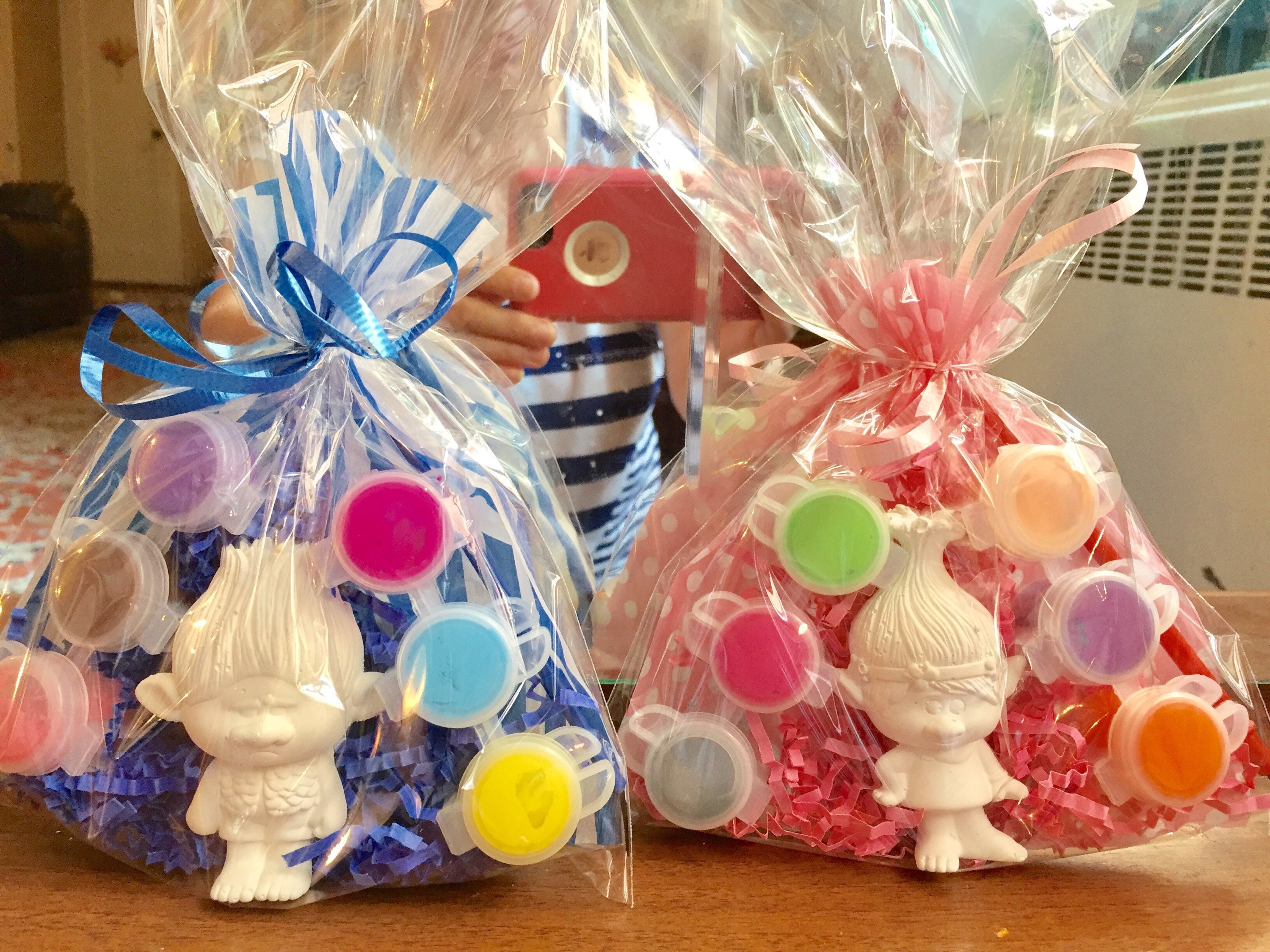 Troll party favors. DIY.Creative. Made to paint. Comes packed