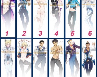 Dakimakura Yuri!!! on ice (angel skin)_ choose your face dakimakura