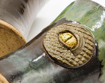 Dragon Eye Cups, Set of Two | Tumblers | Pottery | Ceramic | Stoneware | Pottery Cup | Ceramic Cup | Stoneware Cup | Handmade Pottery