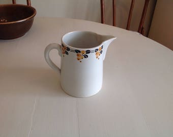 French Sarreguemines Digoin Pitcher Milk Jug France