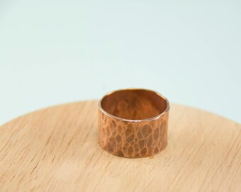 Copper Ring.Bohemian Ring.Hammered RIng.Statement Ring.Thumb Ring for Women.Cheap Boho Jewelry.Thumb Ring for Men.Chunky Rings.Boho Ring