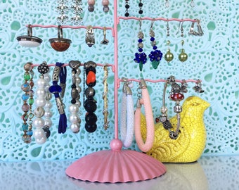 Jewelry Holder Stand, Earring and rings Organizer, Necklace Holder, Jewelry Display, Earring Holder