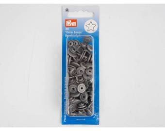 PRYMLove, plastic fasteners 12,4 mm-30 sets//Shape - star//Colours - Silver//Marine blue//Mixed:navy, red, white//Mixed navy,turquoise,blue