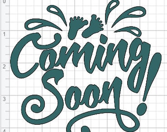 Free Free 160 Coming Soon Baby Announcement Svg SVG PNG EPS DXF File