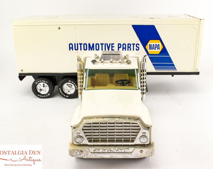 Nylint Semi Truck | Vintage Steel Toy | 18 Wheeler Toy | NAPA Auto Parts Truck