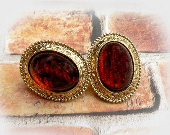 Areeyas Mega Upload Vintage Amber Earrings