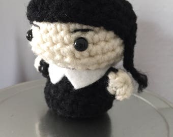 Wednesday Addams - Addams Family - doll - plushi- amigurumi - figurine