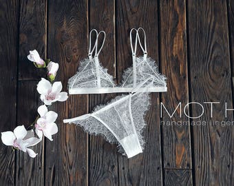 weddinglingerie/ white lingerie/ erotic lingerie/ lingerie set/ lace lingerie/ bridal lingerie/ see through lingerie/ honeymoon lingerie