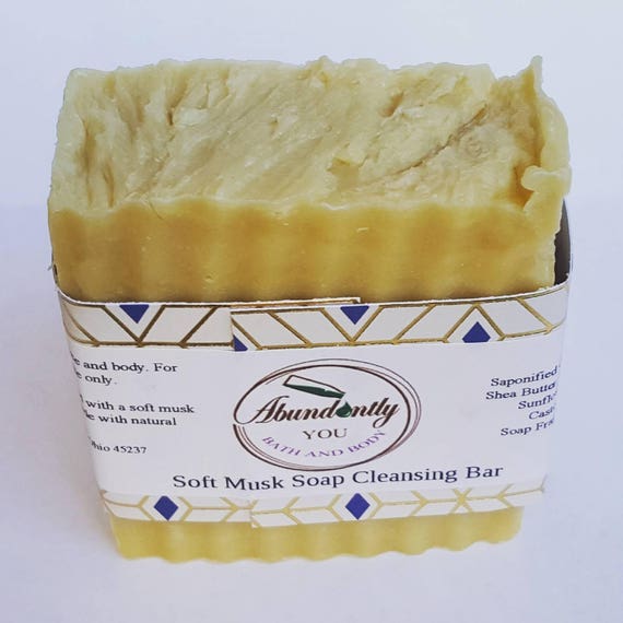 Soft Musk Cleansing Soap Bar | Approximately 4.5 oz