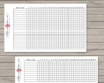 Printable habit tracker stickers