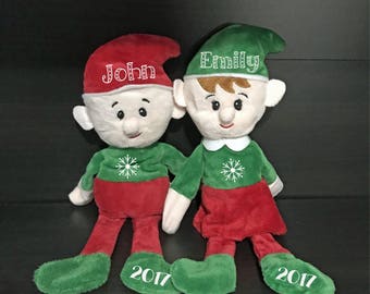 personalized elf doll