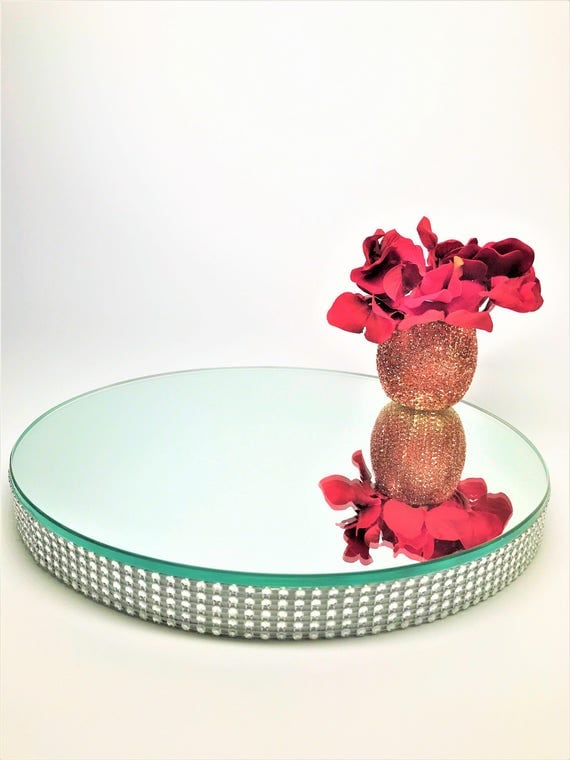 12 Mirror Centerpiece Base for Wedding/Party Table