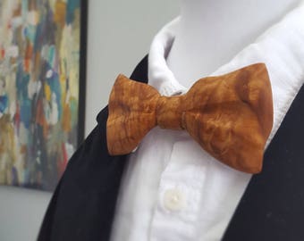 Maple Burl Bow Tie