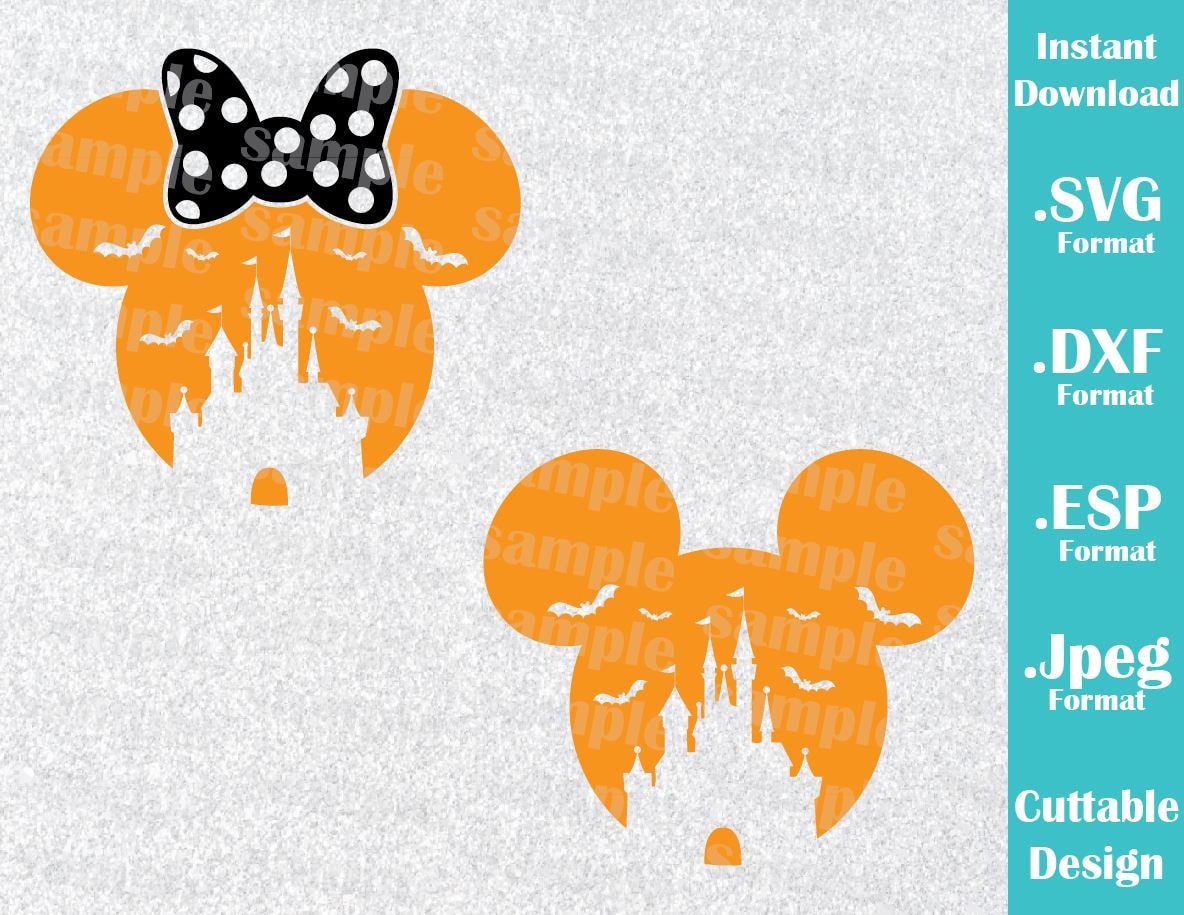 Download INSTANT DOWNLOAD SVG Disney Inspired Halloween Castle ...