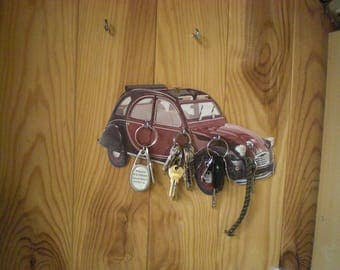 set of 6 doors key hanger
