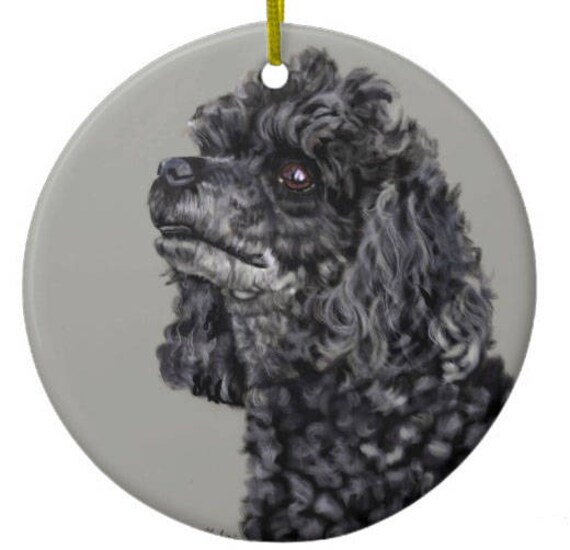 Poodle Ornament Customizable