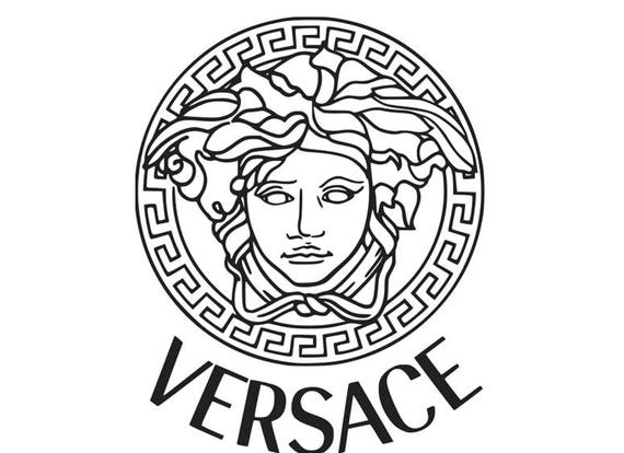 Download Versace logo svg dxf cricut silhouette cutting file