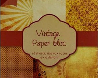 36 15 x 15 cm JOY CRAFTS VINTAGE papers