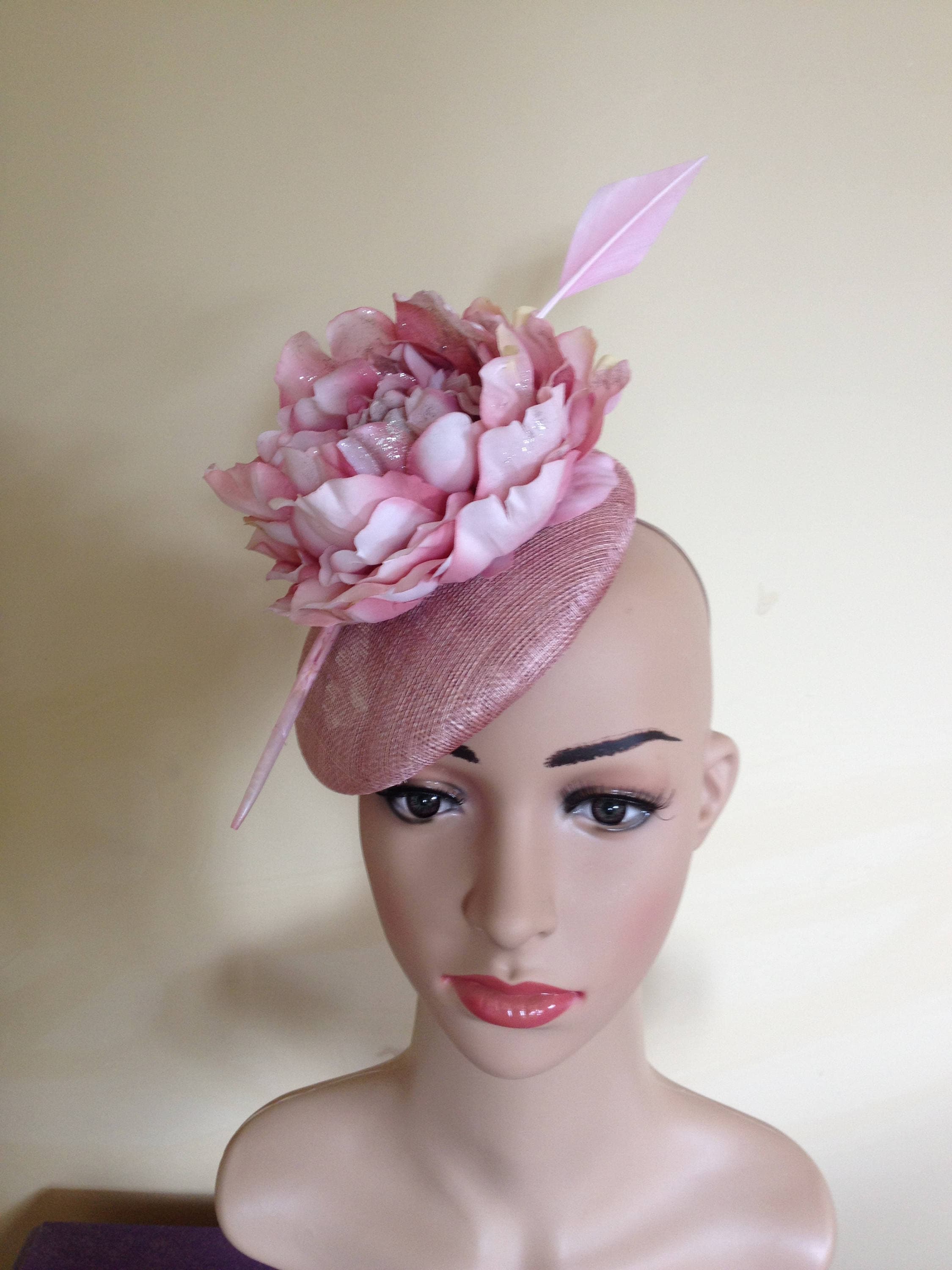 Pink Pillbox HatAscot Hat PinkAscot Hats PinkWedding Hat